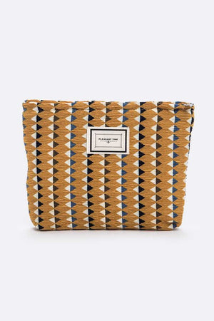 Crinkle Vintage Cosmetic Pouch