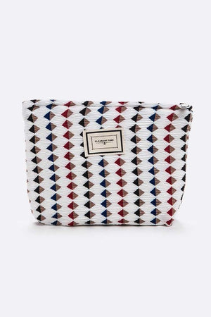Crinkle Vintage Cosmetic Pouch