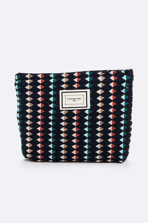 Crinkle Vintage Cosmetic Pouch
