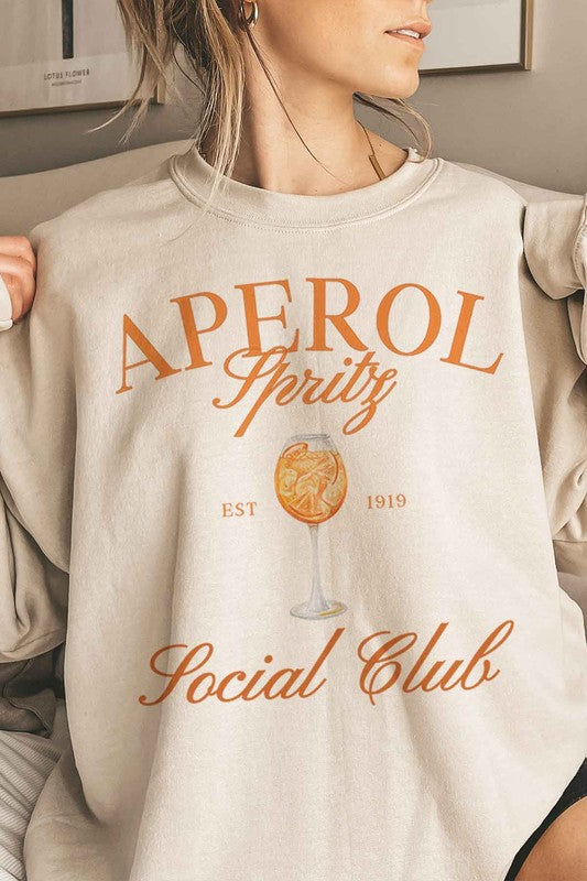 APEROL SPRITZ ME OVERSIZED SWEATSHIRT