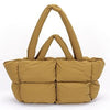 Quilted Puffer Tote Bag