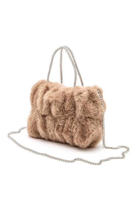 Pretty Good Faux Fur Tote Bag