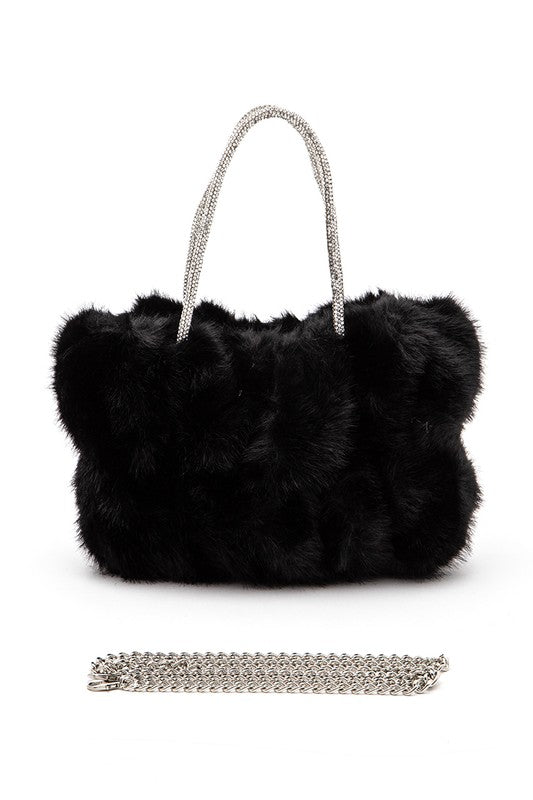 Pretty Good Faux Fur Tote Bag